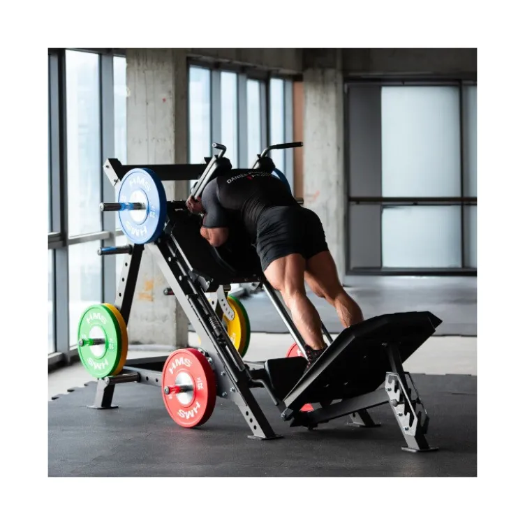 Combo leg press et hack squat pour entraînement complet des jambes - Charge max : 450 kg