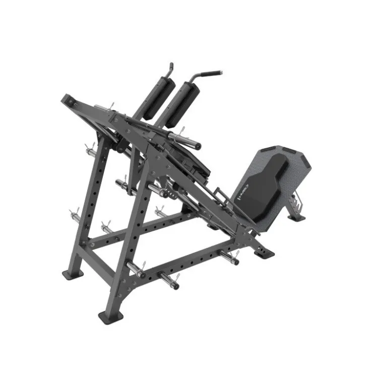 Combo leg press et hack squat pour entraînement complet des jambes - Charge max : 450 kg