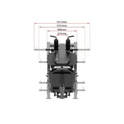 Combo leg press et hack squat pour entraînement complet des jambes - Charge max : 450 kg