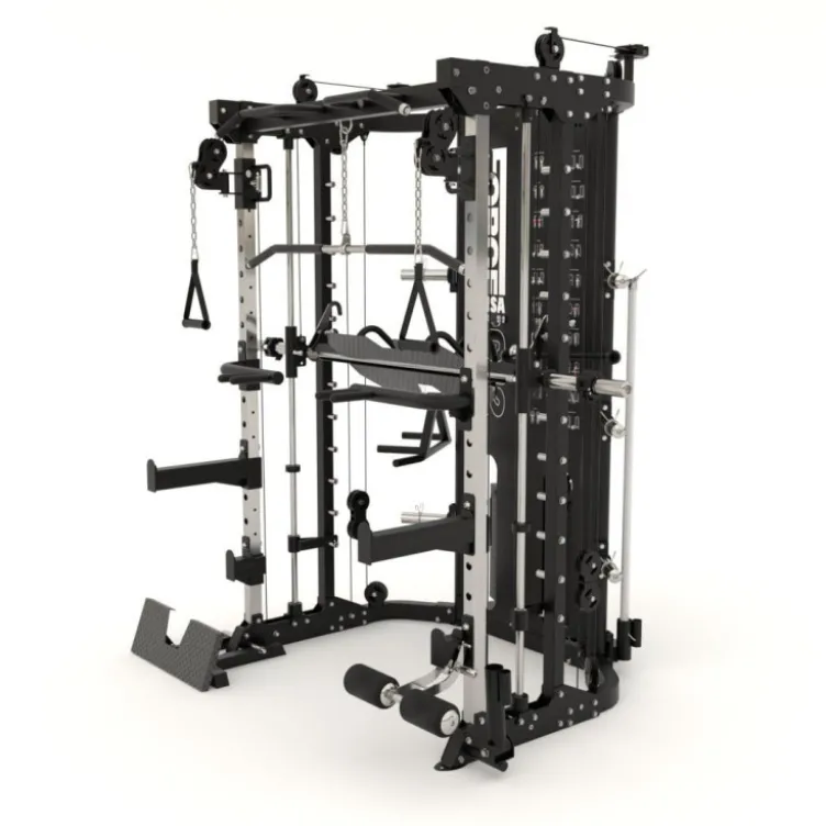 COMPACT body trainer FORCE USA à double colonne de poids 90,5 kg - Multigym station G12 pour training variés