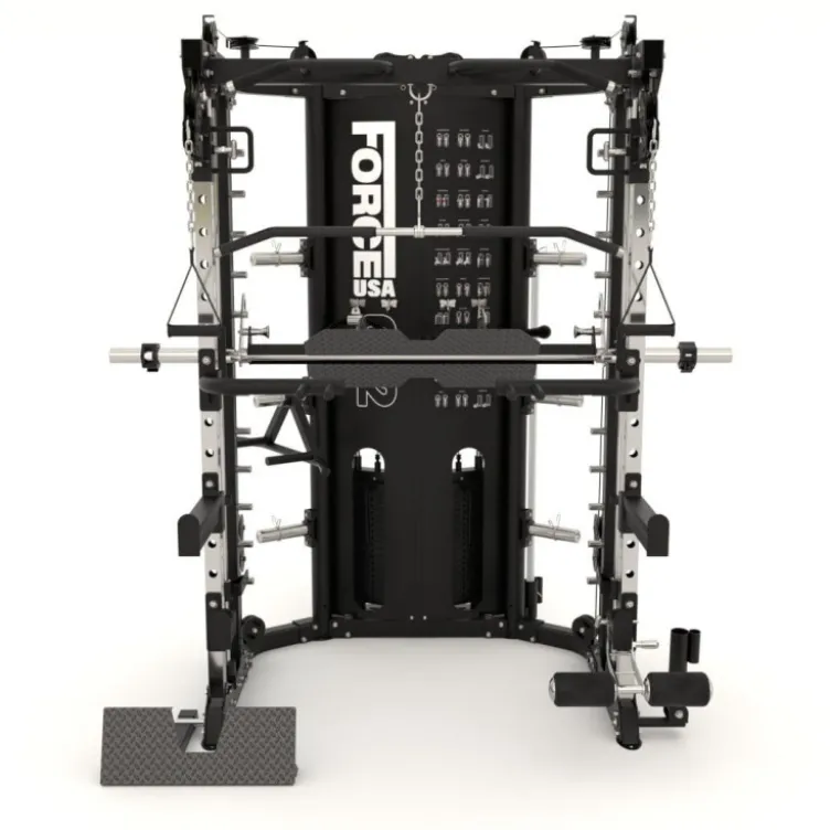 COMPACT body trainer FORCE USA à double colonne de poids 90,5 kg - Multigym station G12 pour training variés