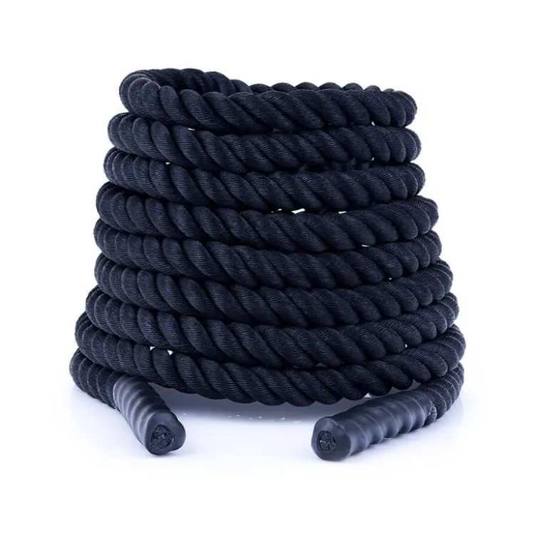 Corde battle rope de cross-training de 9, 12 ou 15 m avec extrémités renforcées