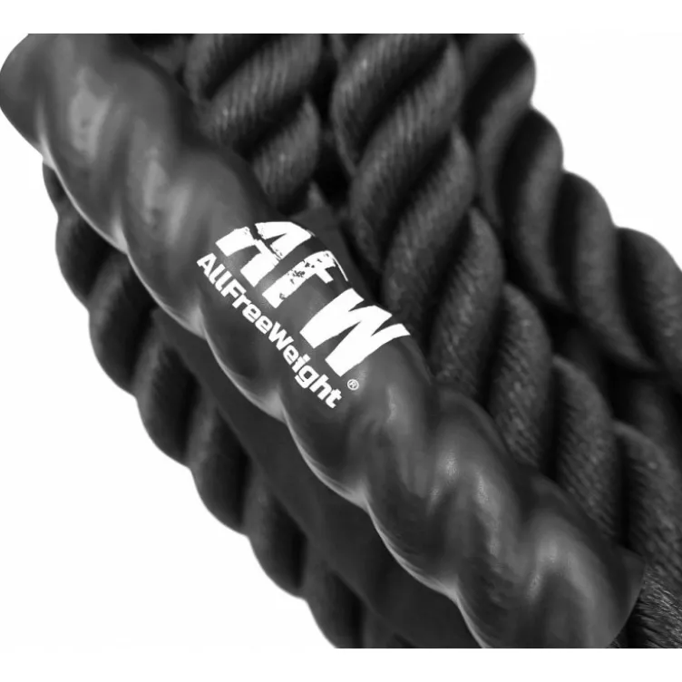 Corde d'entraînement de musculation et cross-training - Battle Rope 10 mètres pour entraînements Hyrox