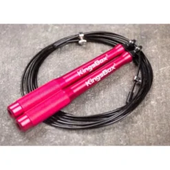 Corde à sauter ajustable 3 mètres avec poignée en aluminium pour gymnastique et endurance