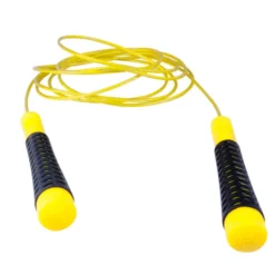 Corde à sauter avec poids et câble en acier pour entraînement de cardiotraining