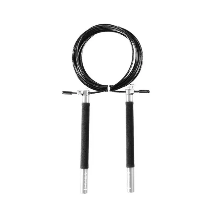 Corde à sauter de 3 m avec câble métallique et longueur ajustable