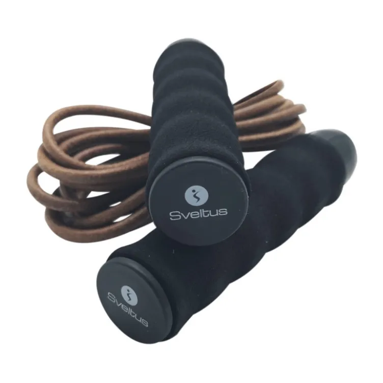 Corde à sauter en cuir lestable 500g