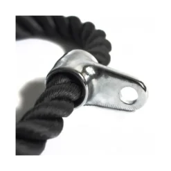 Corde à triceps en nylon poignée pour entraînement des bras