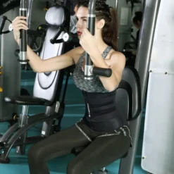 Corset de fitness avec zip de fermeture et bande velcro - Maintien du dos