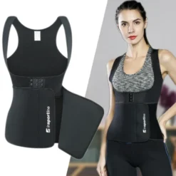 Corset de fitness en néoprène pour diverses activités physiques - Ajustable avec bretelles