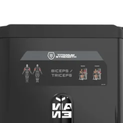Curl Biceps Dual Extension Triceps Machine à Charge Guidée Black Series RX Titanium Strength - BSRX-S10