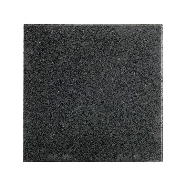 Dalle de sol amortissante 50 x 50 x 2 cm de qualité professionnelle pour salle de crossfit