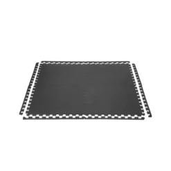 Dalles de sol 60 x 60 cm par lot de 4 épaisseur 12 mm pour Home gym ou salle de sport
