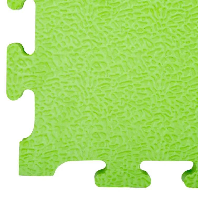 Dalles puzzle de protection pour le sol 100 x 100 x 2 cm impression gazon pour salle de sport