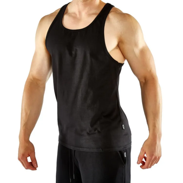 Débardeurs d'entraînement sportif ATX de couleur noir - Stringer de musculation