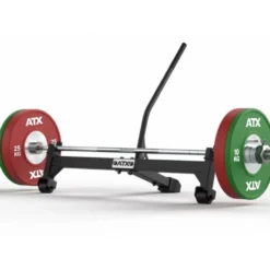 Deadlift Bar Jack ATX professionnel sur roulettes en acier robuste - Capacité de charge 600 kg