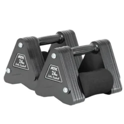 Delta Dumbbell professionnel ATX de 4kg à 28kg - Haltère court avec poignée de 30 mm
