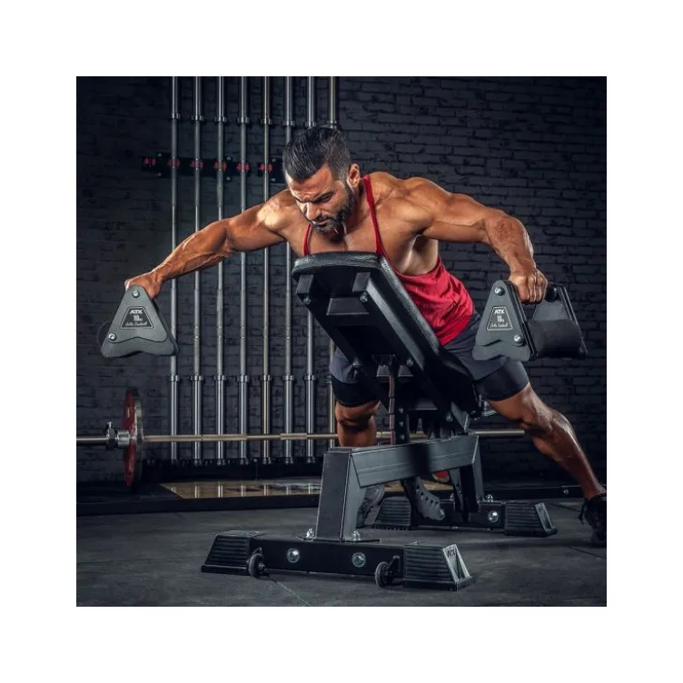 Delta Dumbbell professionnel ATX de 4kg à 28kg - Haltère court avec poignée de 30 mm