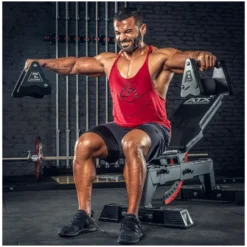 Delta Dumbbell professionnel ATX de 4kg à 28kg - Haltère court avec poignée de 30 mm
