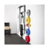 Demi rack à fixation murale avec divers équipements - Matériel de musculation pour homegym