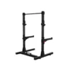 Demi rack pliable de qualité pro à capacité de charge 450 kg avec bras de sécurité et crochets en J - Titanium Strength