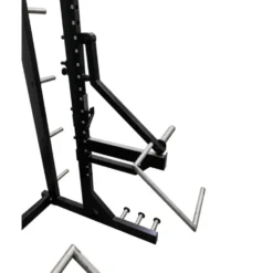 Demi rack à squat avec Jammer Arms pour training de musculation en salle professionnelle - Crochet de sécurité