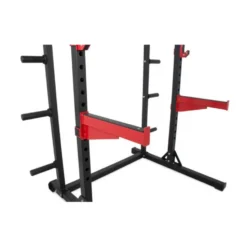 Demi-rack à squat de culturisme semi-pro avec capacité de charge 272 kg - Heavy Duty Half Rack RH50 Titanium Strength
