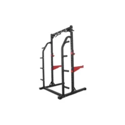 Demi-rack à squat de culturisme semi-pro avec capacité de charge 272 kg - Heavy Duty Half Rack RH50 Titanium Strength