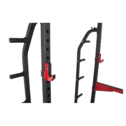 Demi-rack à squat de culturisme semi-pro avec capacité de charge 272 kg - Heavy Duty Half Rack RH50 Titanium Strength