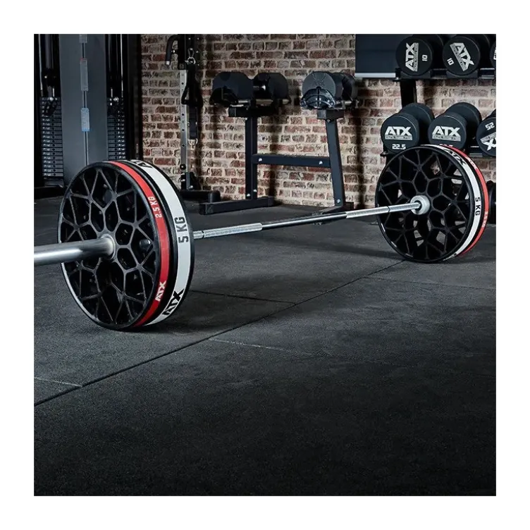 Disque d'initiation droppable en caoutchouc 2,5 et 5 kg ATX - Diamètre olympique - Cross-fit et haltérophilie