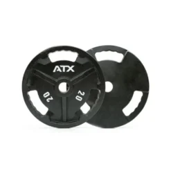 Disques de poids ATX à poignées haltérophilie 0,5 à 25 kg - Diamètre olympique