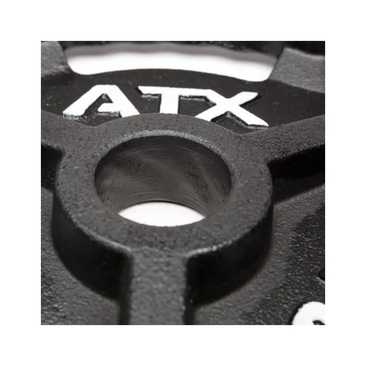 Disques de poids ATX à poignées haltérophilie 0,5 à 25 kg - Diamètre olympique