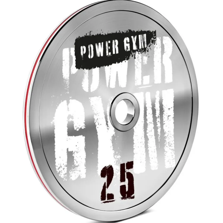 Disques de poids calibrés ATX 50 mm en acier plein pour exercices de force - Design personnalisable