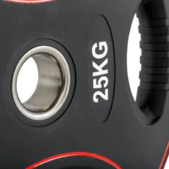 Disques de poids 50 mm en polyuréthane 4 poignées - 1,25 kg à 25 kg
