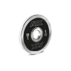 Disques de poids olympiques calibrés de 5 à 25 kg en acier chromé de marque ATX