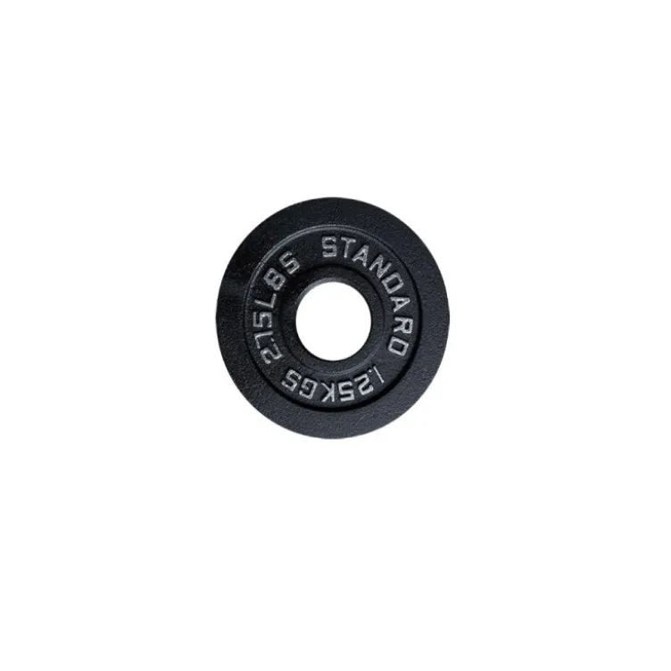 Disques de poids olympiques en fonte 50,8 mm de 1,25 à 25 kg - Design standard Barbell plate