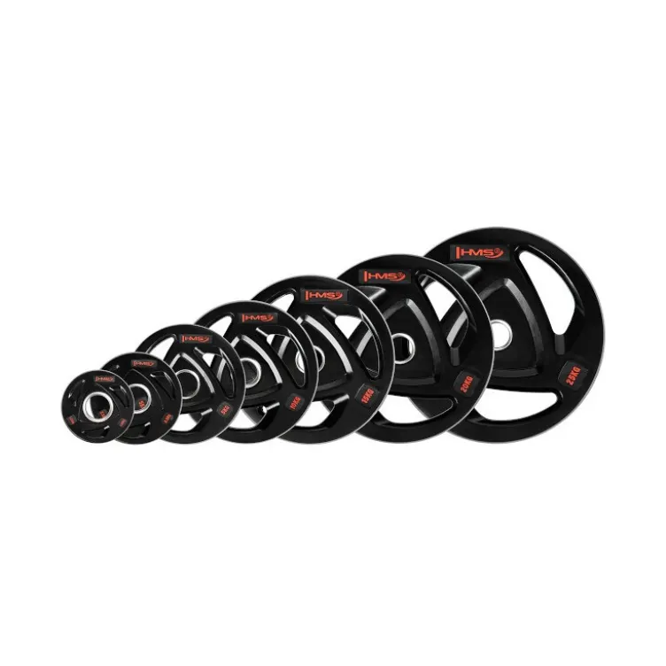 Disques olympiques de 1,25 à 25 kg pour training d'haltérophilie et de cross-fit