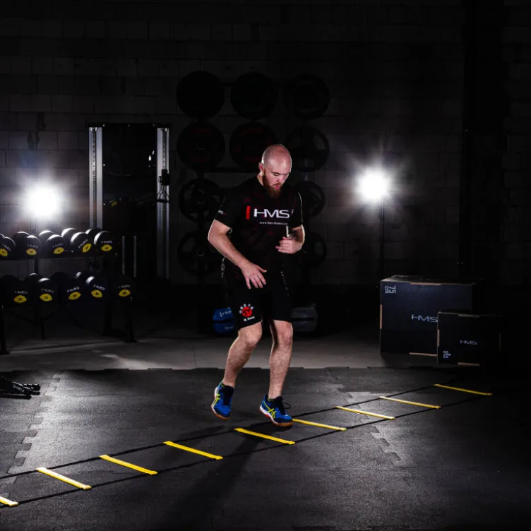 Echelle pour exercices de cross-training et Hyrox en intérieur ou extérieur - Séparations ajustables x 12