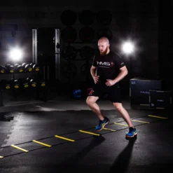 Echelle pour exercices de cross-training et Hyrox en intérieur ou extérieur - Séparations ajustables x 12