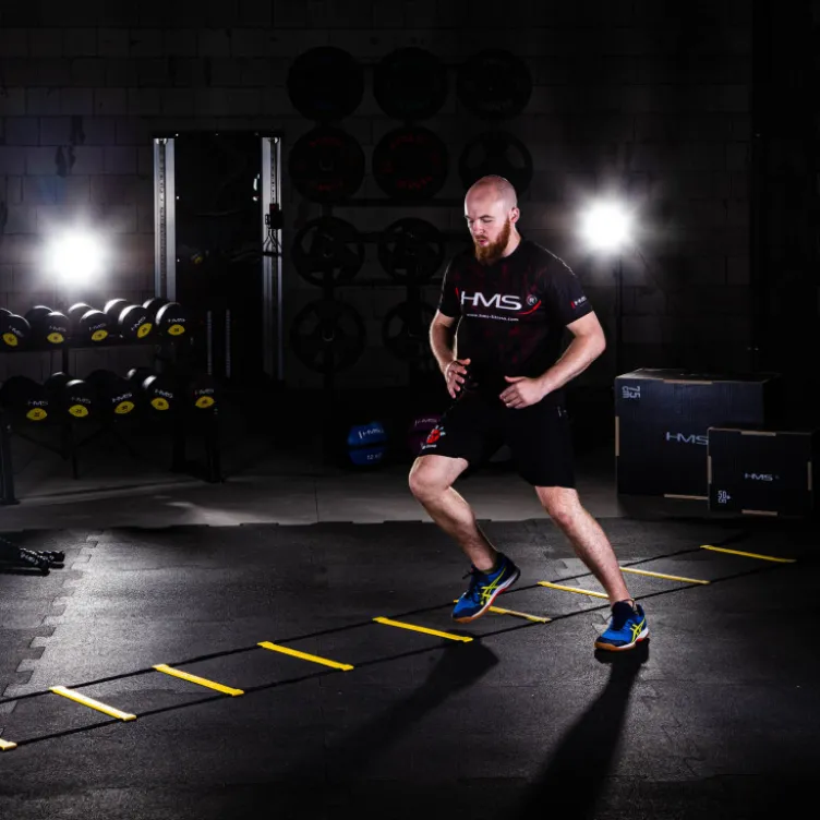 Echelle pour exercices de cross-training et Hyrox en intérieur ou extérieur - Séparations ajustables x 12