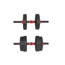 Ensemble complet de 2 set d'haltères pour exercices de musculation en Home Gym