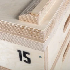 Ensemble de Jerk Block en bois empilables pour Strongman