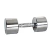 Ensemble d'haltères de musculation chromés 2 kg à 12 kg avec support de stockage en acier