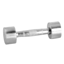 Ensemble d'haltères de musculation chromés 2 kg à 12 kg avec support de stockage en acier
