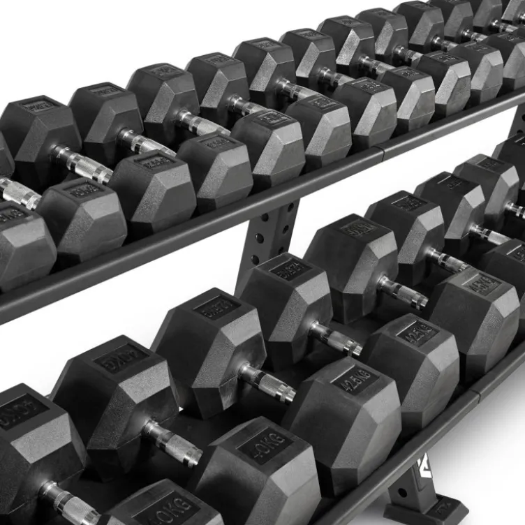 Ensemble d'haltères hexagonaux de musculation ATX 5 à 20 kg / 5 à 30 kg / 5 à 40 kg / 5 à 50 kg
