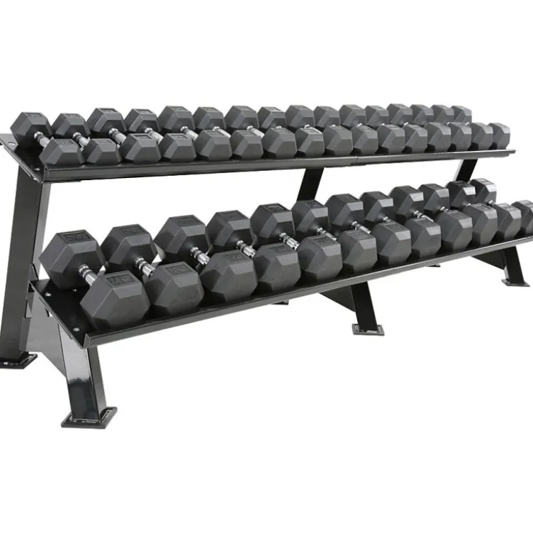 Ensemble d'haltères hexagonaux de musculation ATX 5 à 20 kg / 5 à 30 kg / 5 à 40 kg / 5 à 50 kg