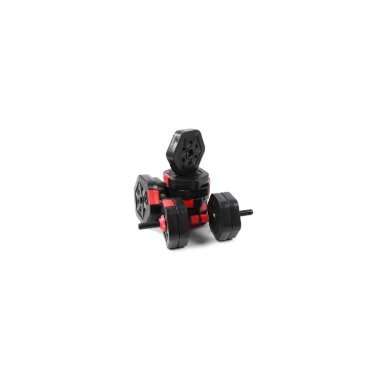 Ensemble d'haltères hexagonaux de 25 kg avec poids ajustables - Fonction 2 en 1