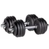 Ensemble d'haltères à une main avec disques pour entraînements de musculation 2 x 20 kg