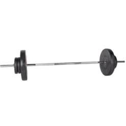 Ensemble d'haltérophilie avec banc inclinable et rack - 180 + 40 cm / 105 kg