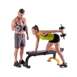 Ensemble d'haltérophilie 6 en 1 pour homegym avec barre de liaison - 20 kg